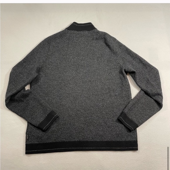 Ted Baker London Mens 1/4 Zip Wool Blend Sweater Size 6 In Ted We Trust - Picture 5 of 10
